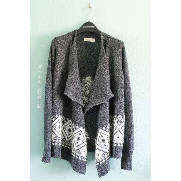 Hollister Sweaters - Hollister | Open-Front Drape Knit Cardigan